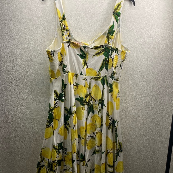 Lemon Print Swing Dress size XL - Picture 4 of 6